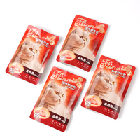 Nouvelles Bouchées Liquides pour Chats en Gros, Marque Privée, Sans Conservateurs, Viande Fraîche, Mousse Juteuse, Non-OGM, Haute Teneur en Viande