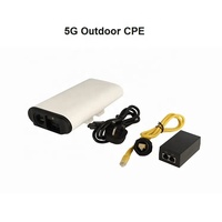 Solución de Banda Ancha Rural Qitai Factory 4G 5G FWA CPE para Exteriores, Módem SDX55 con Ranura SIM para Vehículos y Autocaravanas, Antena 5G para Exteriores