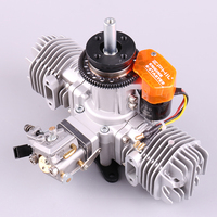Moteur à essence pour modèle d'avion EPHIL XG-40cc-T PRO, tête chaude, démarrage électrique, bicylindre en opposition, aile fixe
