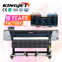 Impresora de Inyección de Tinta para Camisetas con Cabezal I3200, Tinta Eco-Solvente, Impresora Automática de Etiquetas y Tubos