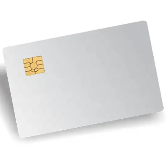 Thẻ Chip PVC Trống, Thẻ Chip Chất Lượng Cao Có Kích Thước SLE 4428/ 64 KB