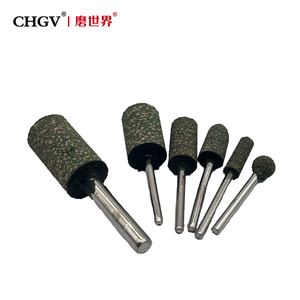 Testa di lucidatura granulosa manico esteso 60mm allumina abrasivi testa di macinazione utensili punto di montaggio per la lucidatura dei metalli - Product Image 4