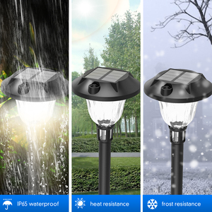 Luces Solares para Jardín, Cuerpo de Plástico ABS Pequeño, Resistentes al Agua IP65, LED RGB con Control de Botón, para Caminos y Patios, Gran Venta - Product Image 5