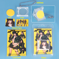 Llavero SUNSHING personalizado de Kpop con NFC, mini CD, DVD, disco de vinilo, estuche transparente, álbum de CD, dije, etiqueta NFC para álbum de música, llavero