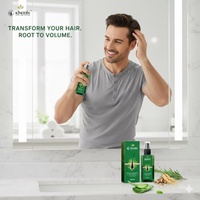 Sérum de croissance capillaire naturel professionnel KINODIN, huile de traitement avec kit de dermaroller, logo personnalisé, ingrédients biologiques au gingembre