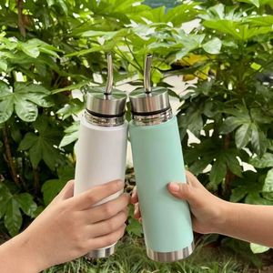 Nuevo Termo de Acero Inoxidable Aislado de 500ml para <span class=keywords><strong>Mate</strong></span> Argentino con Bombilla, Mantiene el Calor de 6 a 12 Horas, Regalo Empresarial - Product Image 3