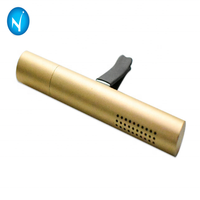 Diffuseur d'air frais pour voiture en alliage d'aluminium de marque LW, fourre-tout à quatre compartiments pour huiles essentielles d'aromathérapie, modèle 85 mm, fourni par l'usine