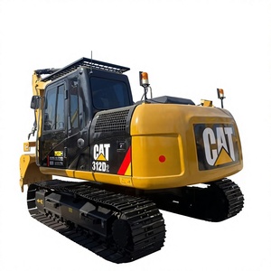 Excavadora de cadenas usada Caterpillar 312D/312D2/312DL de buena calidad, 12 toneladas, cucharón de 0.5m, motor diésel, máquina para movimiento de tierras en venta - Product Image 1