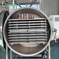 Industriële vacuüm-vriesdroger voor koffiebonen, groenten, fruit, instant huisdiertreats, huisdiertreats-lyofilisator, commercieel gebruik