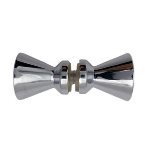 Manija Cónica de un Solo Orificio Kellyto K217C de Aleación de Zinc Cromada para Puerta de Vidrio, Accesorios para Baño y Ducha - Product Image 4