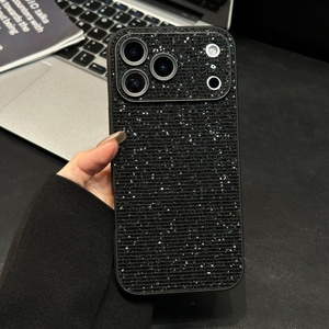เคสโทรศัพท์มือถือหนังวิบวับหรูหรา ประดับกลิตเตอร์ ป้องกันแรงกระแทก 360 องศา สำหรับ iPhone 13-17 Pro Max ขายส่ง - Product Image 4