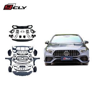 A45 กว้าง Body Kit สําหรับ Benz W177 A180 <span class=keywords><strong>A250</strong></span> A35 Facelift กว้าง <span class=keywords><strong>AMG</strong></span> A45 ด้านหน้ากันชนตะแกรง Fender ท่อไอเสีย 2019-2024 - Product Image 1