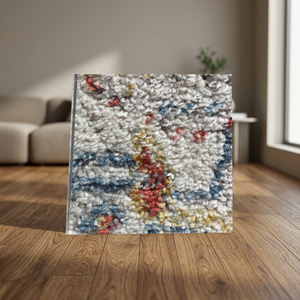 Alfombras Modernas y Acogedoras de 10 Capas, Tejidas, Lavables, para Sala de Estar, Uso en Interiores y Exteriores, con Patrón Cuadrado, de Lana, Poliéster y Seda - Product Image 3