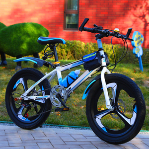 Bicicleta de <span class=keywords><strong>Montaña</strong></span> para Niños de 7 a 10 Años con 21 Velocidades, Llantas de Aleación de Magnesio, Horquilla de Acero, Sistema de Freno de Disco y <span class=keywords><strong>Ruedas</strong></span> de 18/20/22/24 Pulgadas - Product Image 1