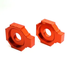 Motorcycle Rear Axle Spindle Chain Adjuster Blocks For 125 200 390 Rear Axle Spindle Chain Adjuster Blocks