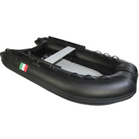 Bateau gonflable en fibre de verre de 2.8m avec caractéristiques de sauvetage pour les activités d'aviron de feu