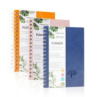2025 2026 A5 B5 Fancy Planner Kunden spezifischer Druck Hardcover Journal Spulen ring bindung Spiral hefte Tägliches Zubehör Notizbuch