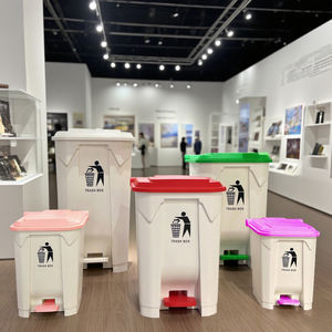 Pattumiera a pedale per esterni-resistente agli agenti atmosferici per giardino/Patio - Product Image 3