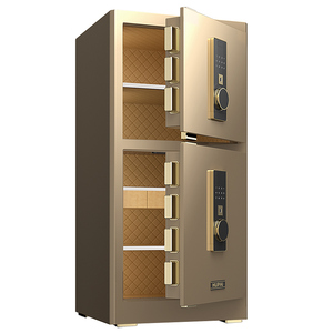 ตู้เก็บของนิรภัยสองชั้น <span class=keywords><strong>ป</strong></span>้องกันการโจรกรรม พร้อมระบบล็อ<span class=keywords><strong>ค</strong></span>รหัสผ่าน ลายนิ้วมือ และกุญแจ - Product Image 3