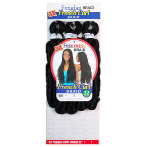 Extensiones <span class=keywords><strong>de</strong></span> Cabello Sintético Yaki <span class=keywords><strong>de</strong></span> 22 Pulgadas, 3 Paquetes, Rizo Francés Colorido, Trama Única, Rizo en Espiral, Ondulado, Sedoso y Lujoso - Product Image 2