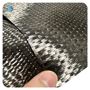 Diseños personalizados 12K más de 3000 Mpa UD tejido fibra de carbono unidireccional para envolver la industria automotriz y de decoración