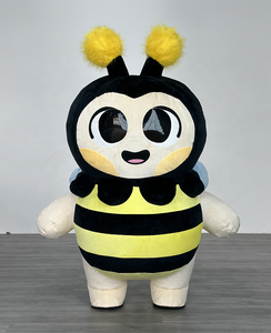 Costume de mascotte <span class=keywords><strong>gonflable</strong></span> personnalisé de mascotte d'<span class=keywords><strong>abeille</strong></span> Halloween publicité décoration de Noël <span class=keywords><strong>gonflable</strong></span> Costume de Cosplay pour adultes - Product Image 4