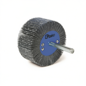 Ttake Abrasive Cloth Flap Wheel 40x15 Mm 6 Mm Shaft 120 Grit For Metal Grinding - Product Image 2