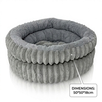 En stock, lit pour animaux de compagnie luxueux, solide et mobile, pour petits animaux, chiens, chats, lavable, chaud, confortable, antidérapant, coussin doux, respirant