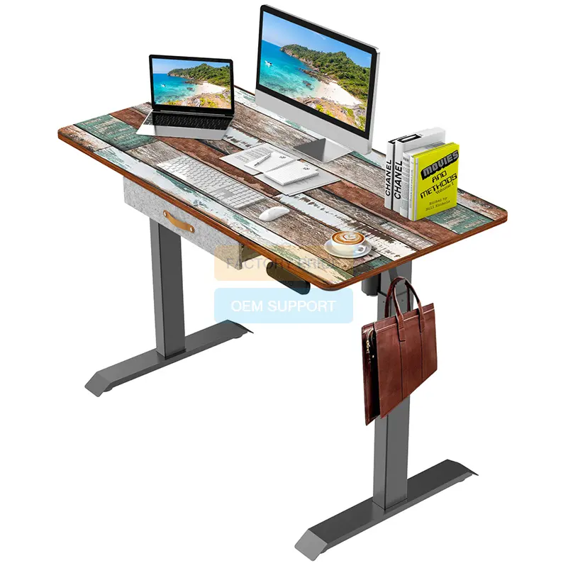 โต๊ะคอมพิวเตอร์ตั้งโต๊ะไฟฟ้า,โต๊ะยืนไฟฟ้าแบบปรับได้จากโรงงาน
