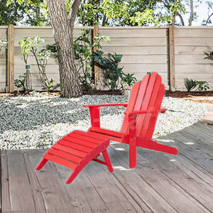 Chaise pliante <span class=keywords><strong>Adirondack</strong></span> en bois de cèdre au design moderne <span class=keywords><strong>Fauteuil</strong></span> de patio à moitié assemblé pour parc, cour et livraison directe - Product Image 6