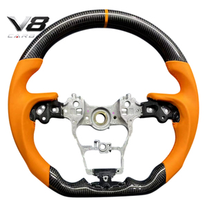 Volante in Vera Fibra di Carbonio V8carbon per <span class=keywords><strong>Giulietta</strong></span> 940, <span class=keywords><strong>Accessori</strong></span> Auto, Parti Auto Modificate, Stile Racing Sportivo Personalizzato - Product Image 5