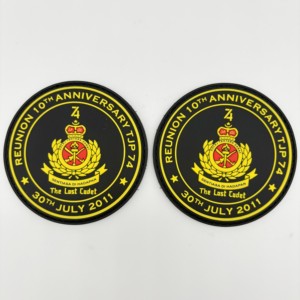 3d baskı kauçuk yama özel dokuma pullu cırt cırt Tpu yama adı 3d kauçuk rozet kabartmalı silikon yama - Product Image 3