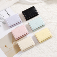 Dompet Wanita Lipat Tiga Motif Kucing Lucu Gaya Baru TAOMICMIC, Dompet Pendek 2 in 1, Tempat Kartu, Tersedia Grosir