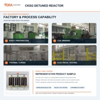 Reactor de la Serie CKSG al por Mayor, Relación de Reactancia del 12%, 480V, 50kvar, Tipo Seco, Refrigerado por Aire, Trifásico, para Sistema de Compensación Desintonizada