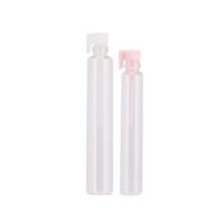 Vide clair petit mini flacon en verre 1ml 2ml 3ml 5ml 6ml 8ml 10ml échantillons de parfum Flacons Testeur avec Bâton En Plastique