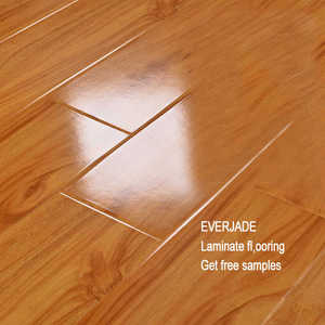 Materiales de decoración Dormitorio Sala de estar Cocina Baldosas de madera resistentes al agua Suelo laminado de madera personalizado Herringbone - Product Image 1