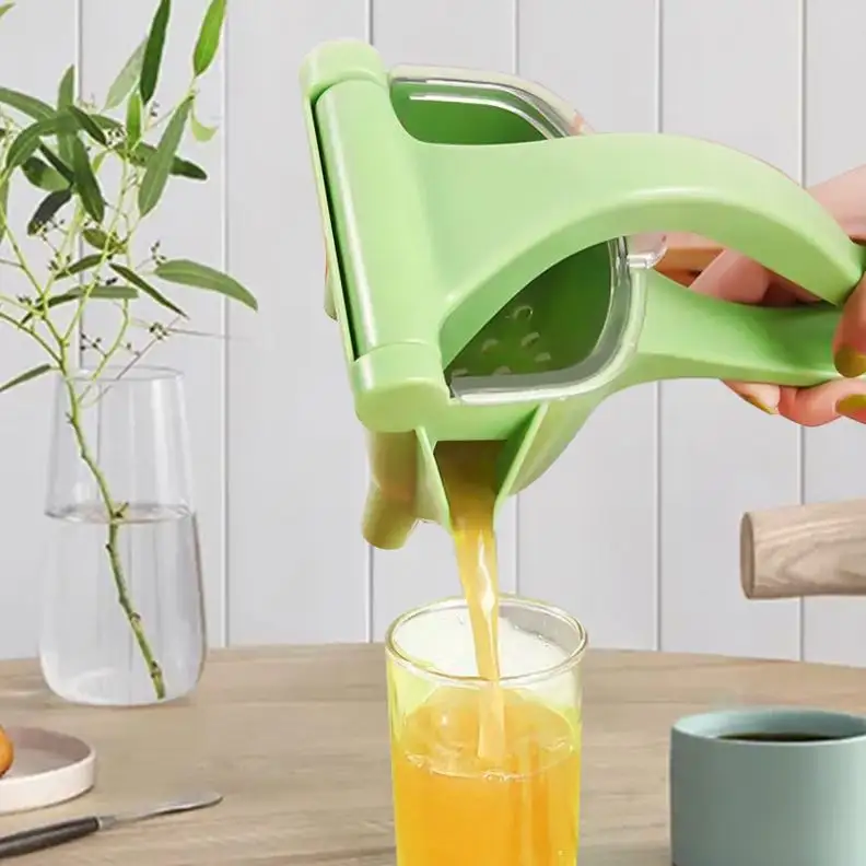 Bán buôn tay nhựa tay máy ép trái cây thân thiện với môi công cụ cho Lemon Orange nước ép trái cây ép ép cho rau