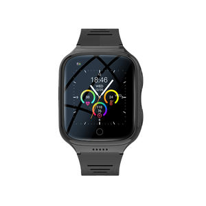 Montre connectée pour personnes âgées avec bouton SOS, détection de chute, moniteur de fréquence cardiaque, GPS, IP67, design carré, pour la surveillance des parents - Product Image 5