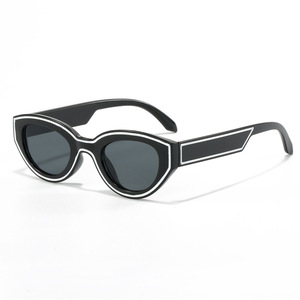 2024 Italia gafas de sol para damas de alta calidad personalizadas de alta calidad Vintage gafas de sol hombres línea marco pequeño gafas de sol de ojo de <span class=keywords><strong>gato</strong></span> - Product Image 1