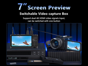 URay Boîtier d'enregistrement vidéo HDMI 4K à 2 canaux, convertisseur vidéo HDMI vers <span class=keywords><strong>MP4</strong></span> pour endoscope, carte de capture vidéo 4K60 - Product Image 4