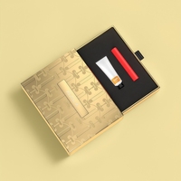 Coffrets cadeaux de parfums de luxe, emballage personnalisé avec logo, boîte cosmétique durable, ensemble d'emballage pour soins de la peau, boîtes rigides en papier avec poignée