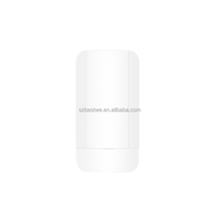 Puente WiFi de Fácil Configuración para Exteriores con Alcance de 500m, Control Remoto por Aplicación Móvil y 2 Puertos Ethernet para Cámaras de Seguridad Doméstica