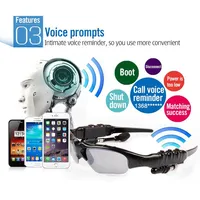 Lunettes Intelligentes 2-en-1 F01 avec Écouteurs Stéréo à Conduction Osseuse Ouverte pour Écouter de la Musique et Répondre aux Appels