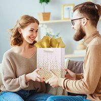 Bolsas de Papel Kraft para Regalos de Boda, Personalizadas con su Logotipo, Bolsas de Compras Blancas de Cartulina, Se Aceptan Diseños OEM y ODM