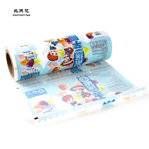 Stampa su misura rotolo di imballaggio pellicola per bambini pannolino di tessuto di plastica stampata pellicola per pannolini sacchetti - Product Image 1