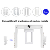 Kit de broderie magnétique 4-en-1 pour poches, casquettes, chaussettes, manches courtes, tissus, compatible avec les machines à broder Smartstitch S1000, S1001, S1201