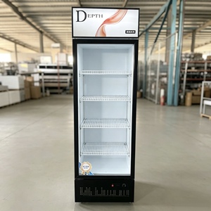Refrigerador Mecánico de Alta Calidad para Supermercados, Enfriador de Bebidas con <span class=keywords><strong>Una</strong></span> <span class=keywords><strong>Puerta</strong></span> de Vidrio y Estantes Ajustables - Product Image 1