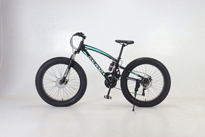 Bicicleta de Montaña DAURAADA con Horquilla de Suspensión de Acero y Neumáticos Anchos para Superar Desafíos en Nieve y Arena - Product Image 4