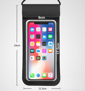 Wear-Resistant Dustproof Touch Screen IPX-6 Waterproof PVC TPU Leather Phone Pouch Big Diving Outdoor <strong>Smartphone</strong> <strong>Bag</strong> - Product Image 3