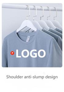 T-shirts unisexes en coton, style streetwear, personnalisables, en stock, grandes tailles, col rond, impression par transfert thermique, tailles européennes et américaines - Product Image 4